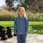 Grown Organic Starlight Embroidery Denim Shirt Jacket