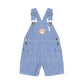 Huxbaby Cobolt Stripe Carpenter Shortall