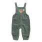 Huxbaby Cord Overalls Light Spruce