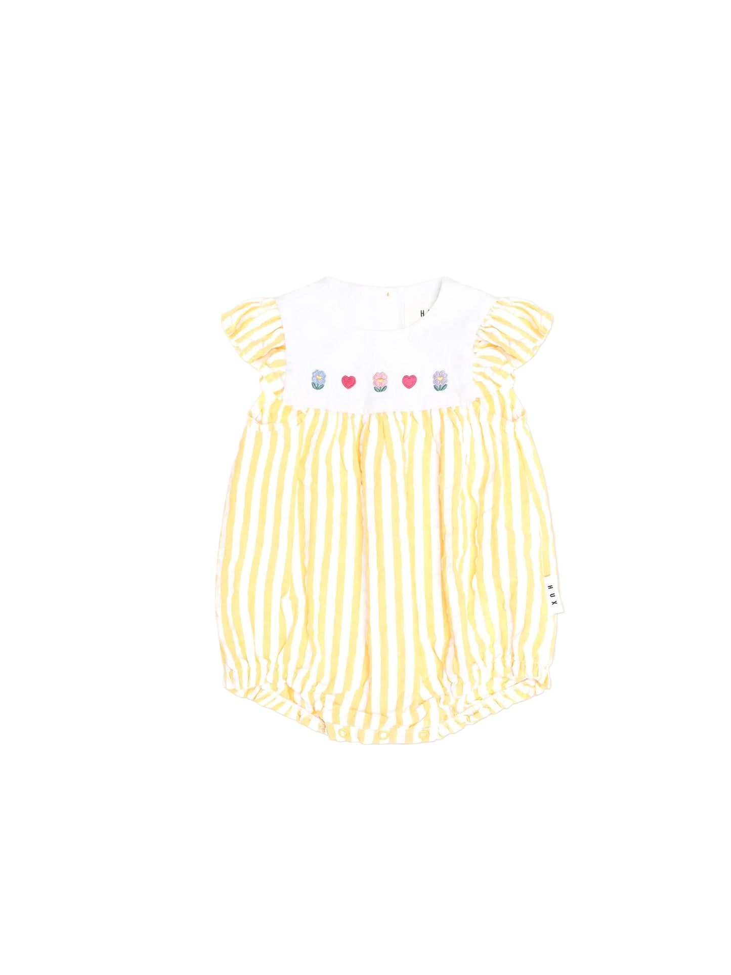 Huxbaby Flowerfield Stripe Playsuit