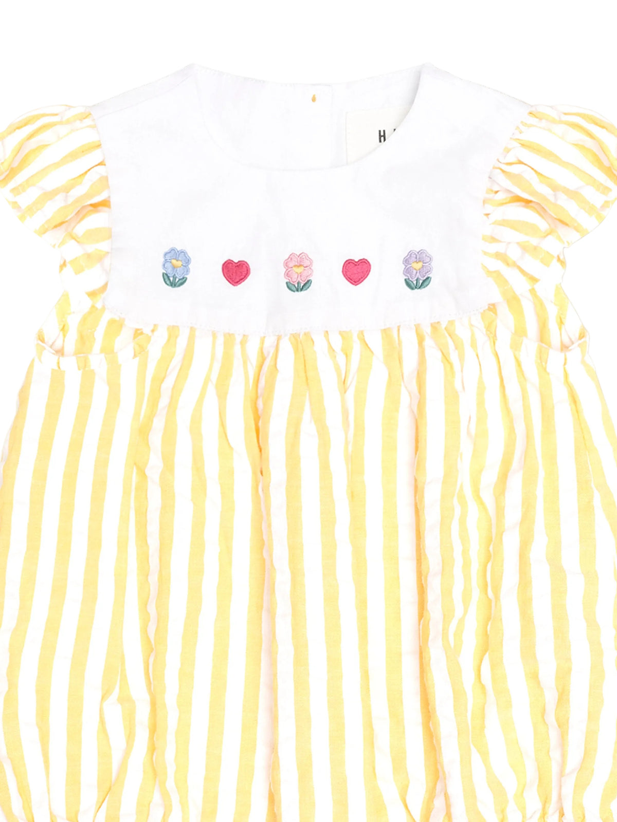 Huxbaby Flowerfield Stripe Playsuit