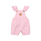 Huxbaby Candy Stripe Bubble Onsie Bubblegum Stripe