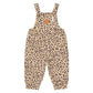 Huxbaby Leoprad Print Denim Overalls Animal