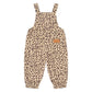 Huxbaby Leoprad Print Denim Overalls Animal