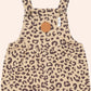Huxbaby Leoprad Print Denim Overalls Animal