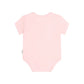 Huxbaby Bow Hux Short Sleeve Bodysuit Baby Pink