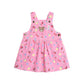 Huxbaby Pink Fruit Emoji Pinafore Dress Begonia Pink