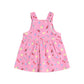 Huxbaby Pink Fruit Emoji Pinafore Dress Begonia Pink