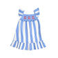 Huxbaby Seaside Cherry Stripe Dress Seaside / Almond