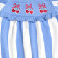 Huxbaby Seaside Cherry Stripe Dress Seaside / Almond