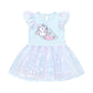 Huxbaby Daisy Seashell Ballet Dress Soft Aqua