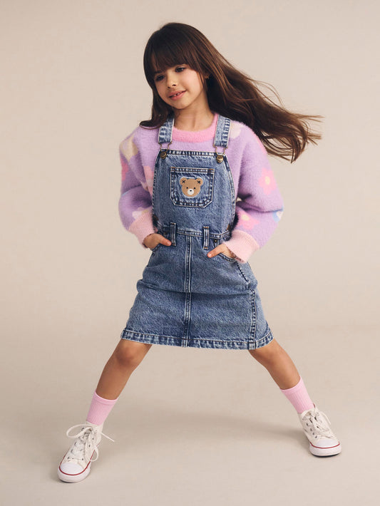 Huxbaby Dreamy Denim Pinafore