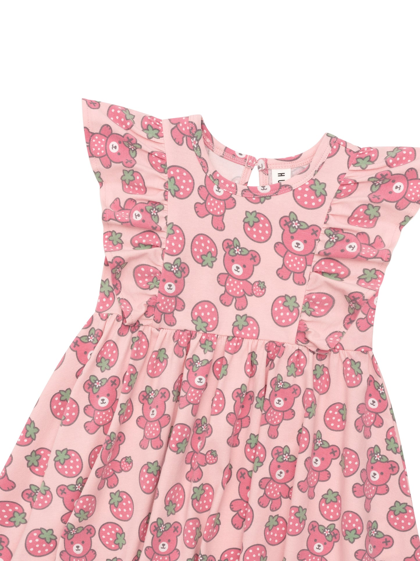 Huxbaby Berry Bear Frill Dress Candy