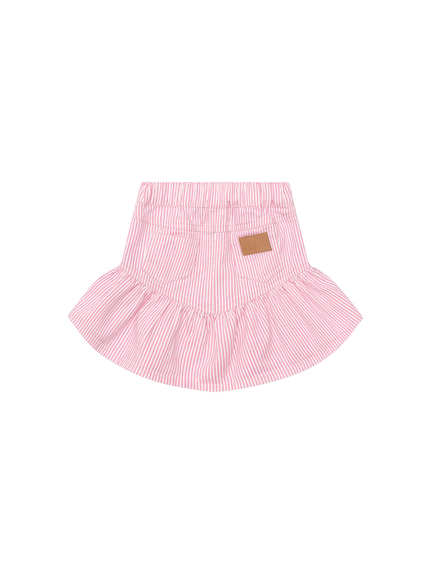 Huxbaby Candy Stripe Frill Skirt Bubblegum Stripe