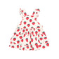 Huxbaby  Strawberry Tiered Pinafore Dress