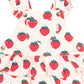 Huxbaby  Strawberry Tiered Pinafore Dress