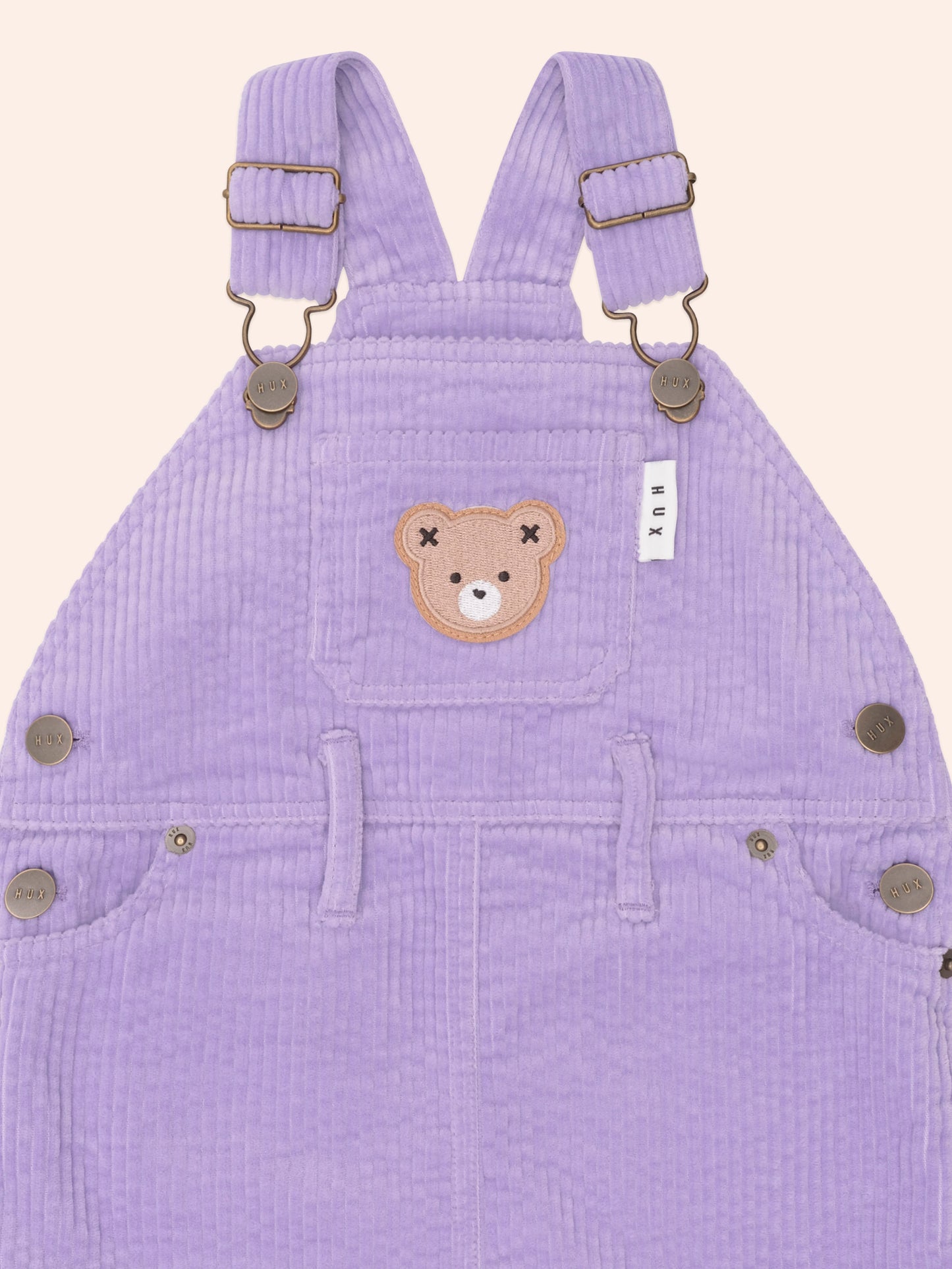 Huxbaby Classic Cord Pinafore Violet