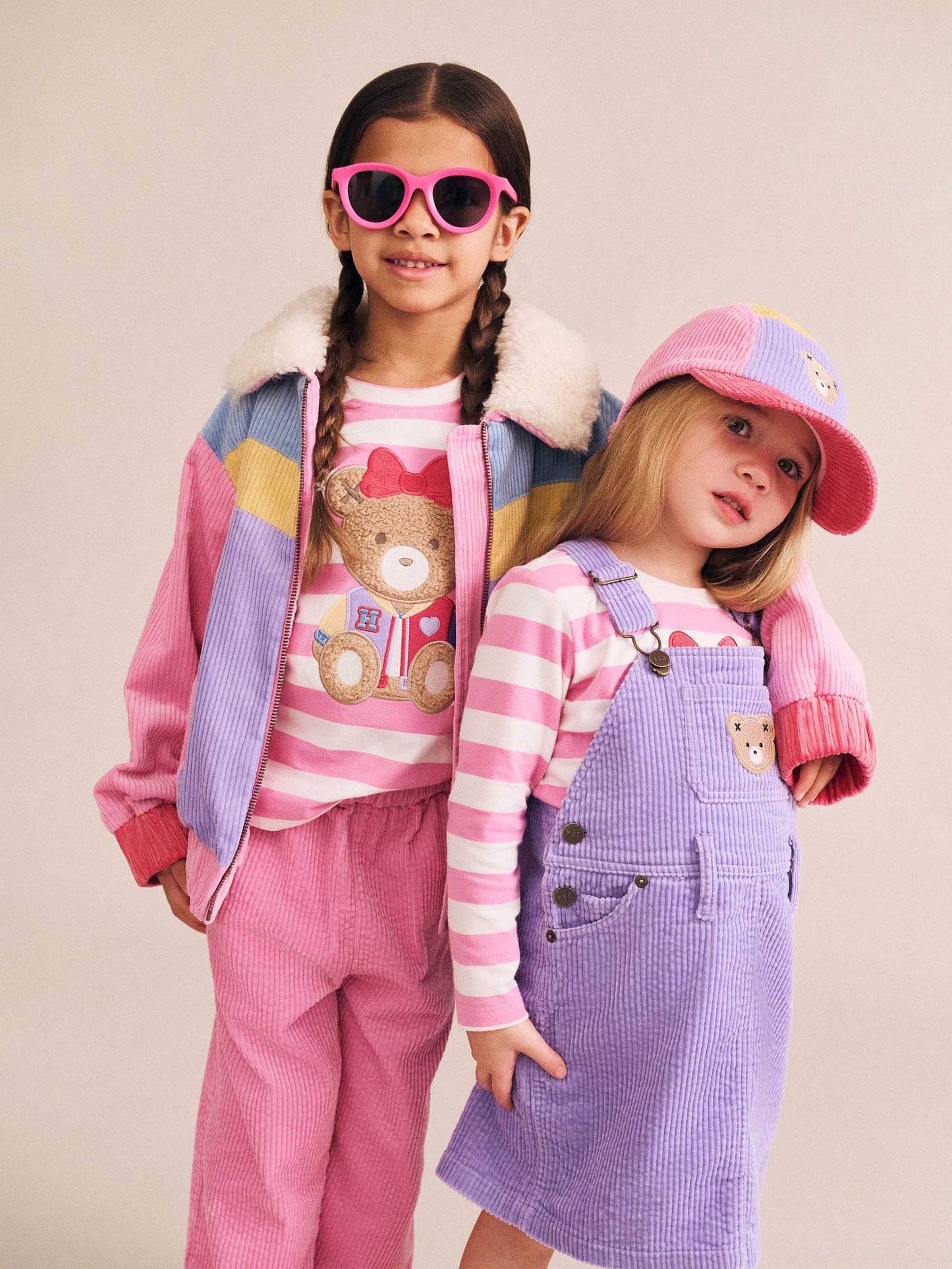 Huxbaby Classic Cord Pinafore Violet