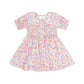 Huxbaby Vintage Floral Shirred Collar Dress
