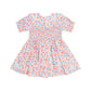 Huxbaby Vintage Floral Shirred Collar Dress