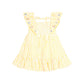Huxbaby Flowerfield Stripe Shirred Dress