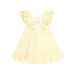 Huxbaby Flowerfield Stripe Shirred Dress