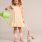 Huxbaby Flowerfield Stripe Shirred Dress