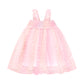 Huxbaby Sweetheart Shirred Tulle Dress Pastel Rainbow