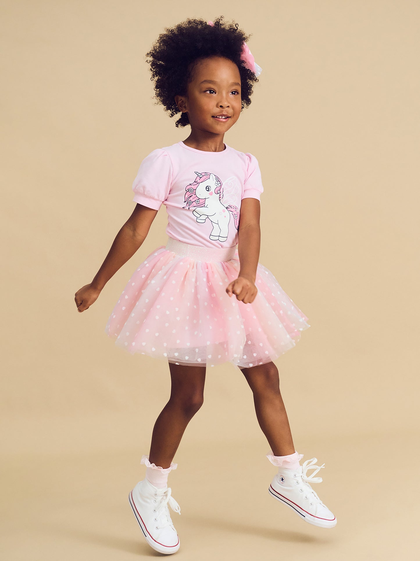 Huxbaby Sweetheart Tulle Skirt Pastel Rainbow