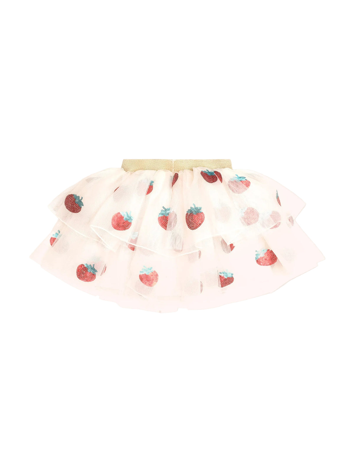 Huxbaby Sequin Strawberry Tulle Skirt