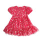 Huxbaby Golden Cherries Puff Sleeve Tulle Dress