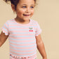 Huxbaby Candy Stripe Rib Tee