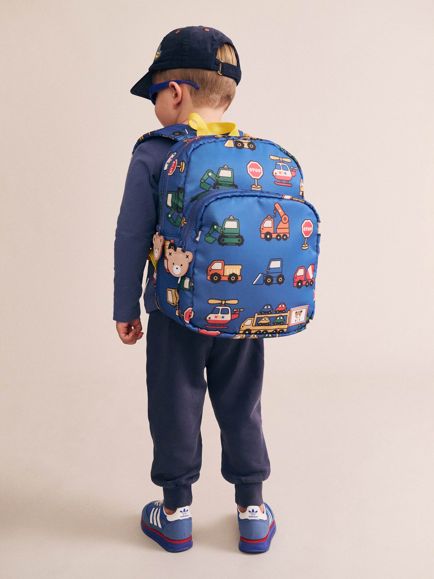 Huxbaby Tradie Dino Top Vintage Blue