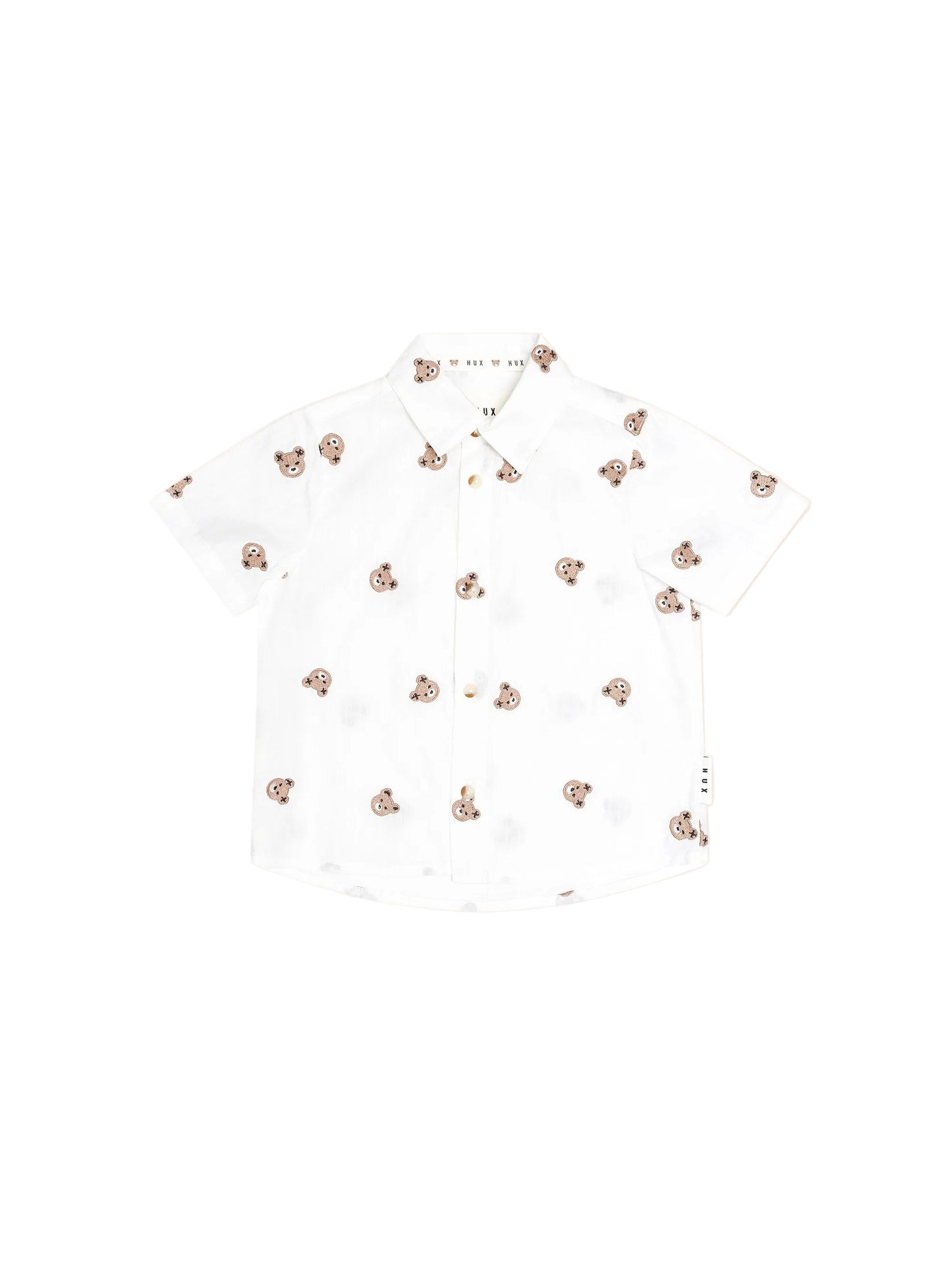 Huxbaby All Over Hux Emblem Short Sleeve Shirt