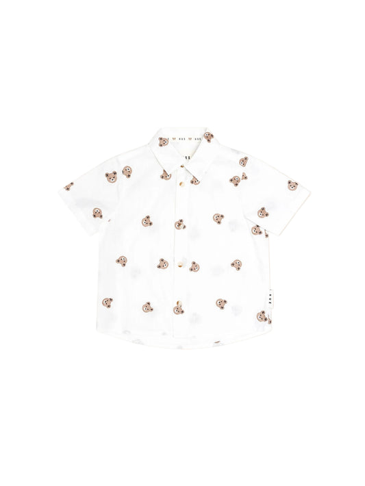 Huxbaby All Over Hux Emblem Short Sleeve Shirt