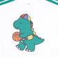Huxbaby Baller Dino Sporty Stripe Tee