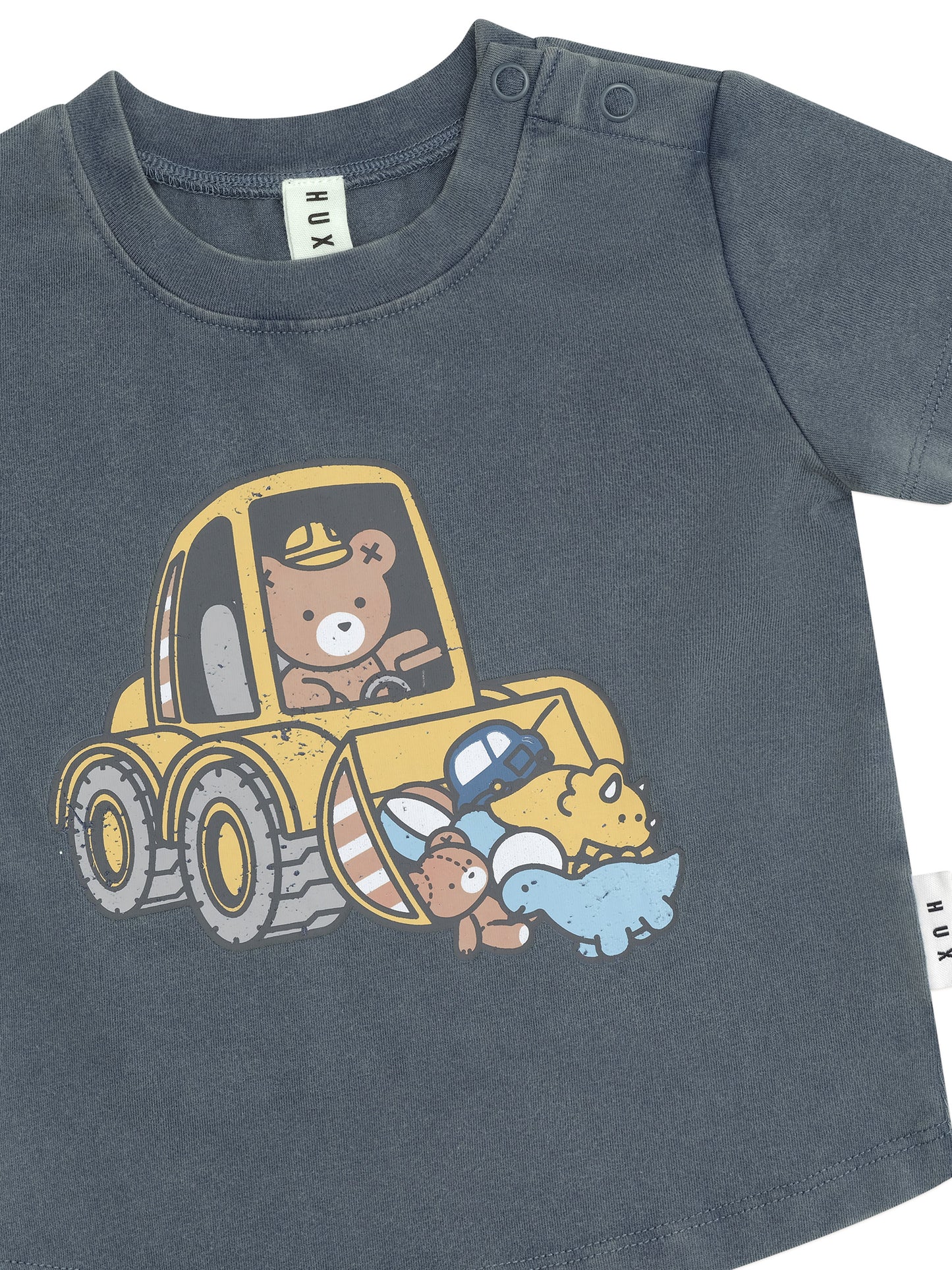 Huxbaby Digger Hux T-Shirt Washed Navy