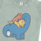 Huxbaby Cuddlesaurus T-Shirt Washed Jalapeno