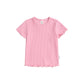 Huxbaby Pink Rib Tee Strawberry