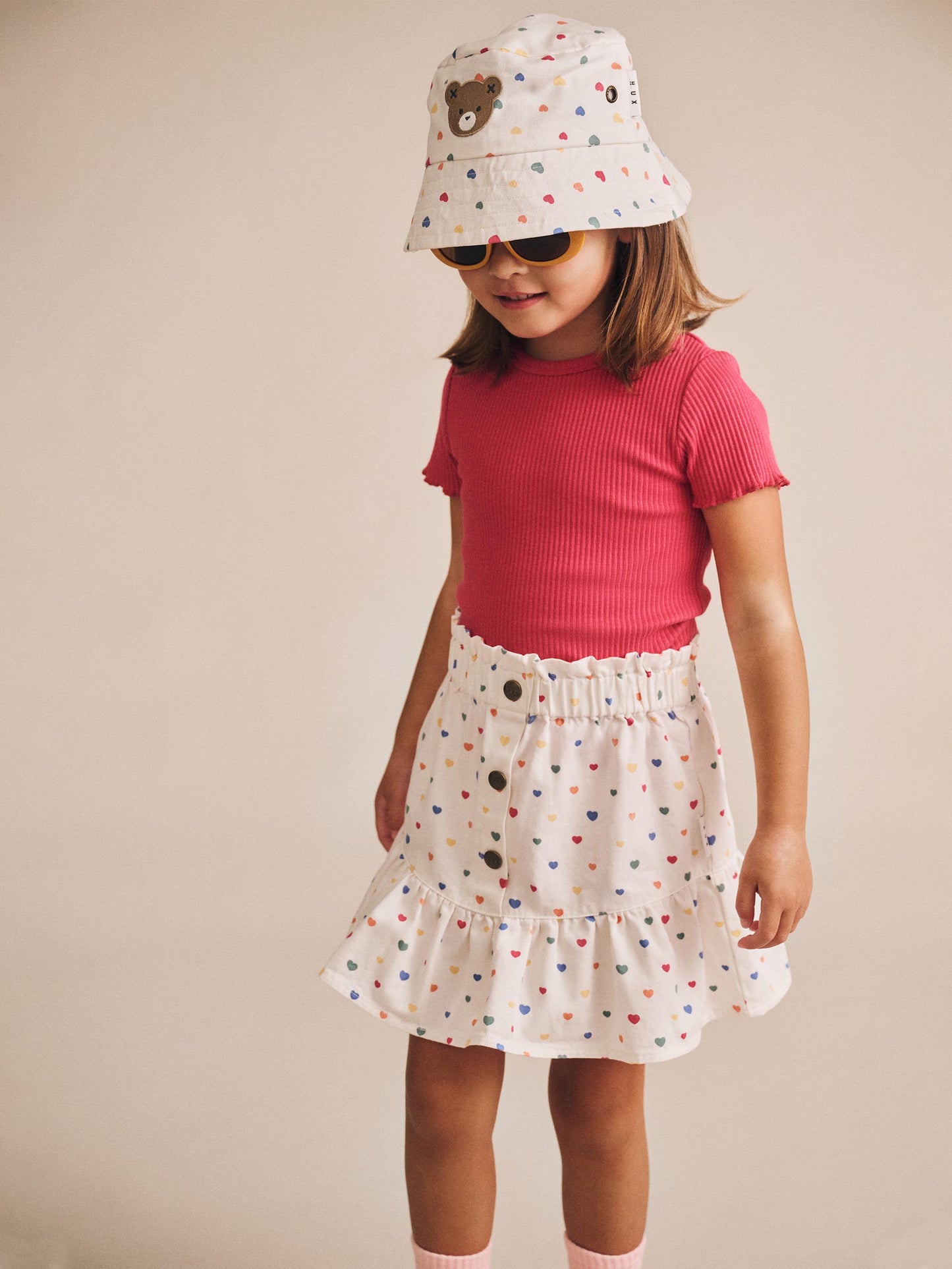 Huxbaby Cherry Rib Tee Cherry