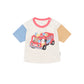 Huxbaby Fire Truck Hux T-Shirt Almond Marle