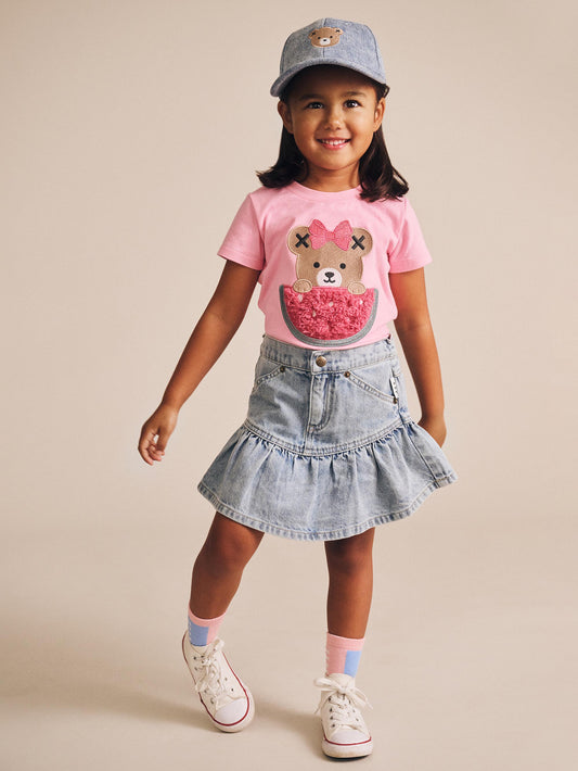 Huxbaby I Carried a Watermelon Huxette Tee Strawberry