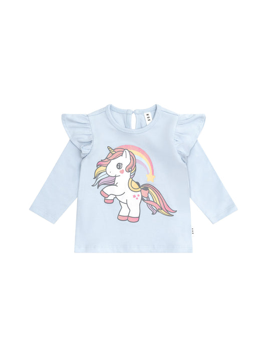 Huxbaby Rainbow Unicorn Frill Top Ice Water