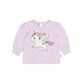 Huxbaby Magical Unicorn Puff Top Bright Orchid