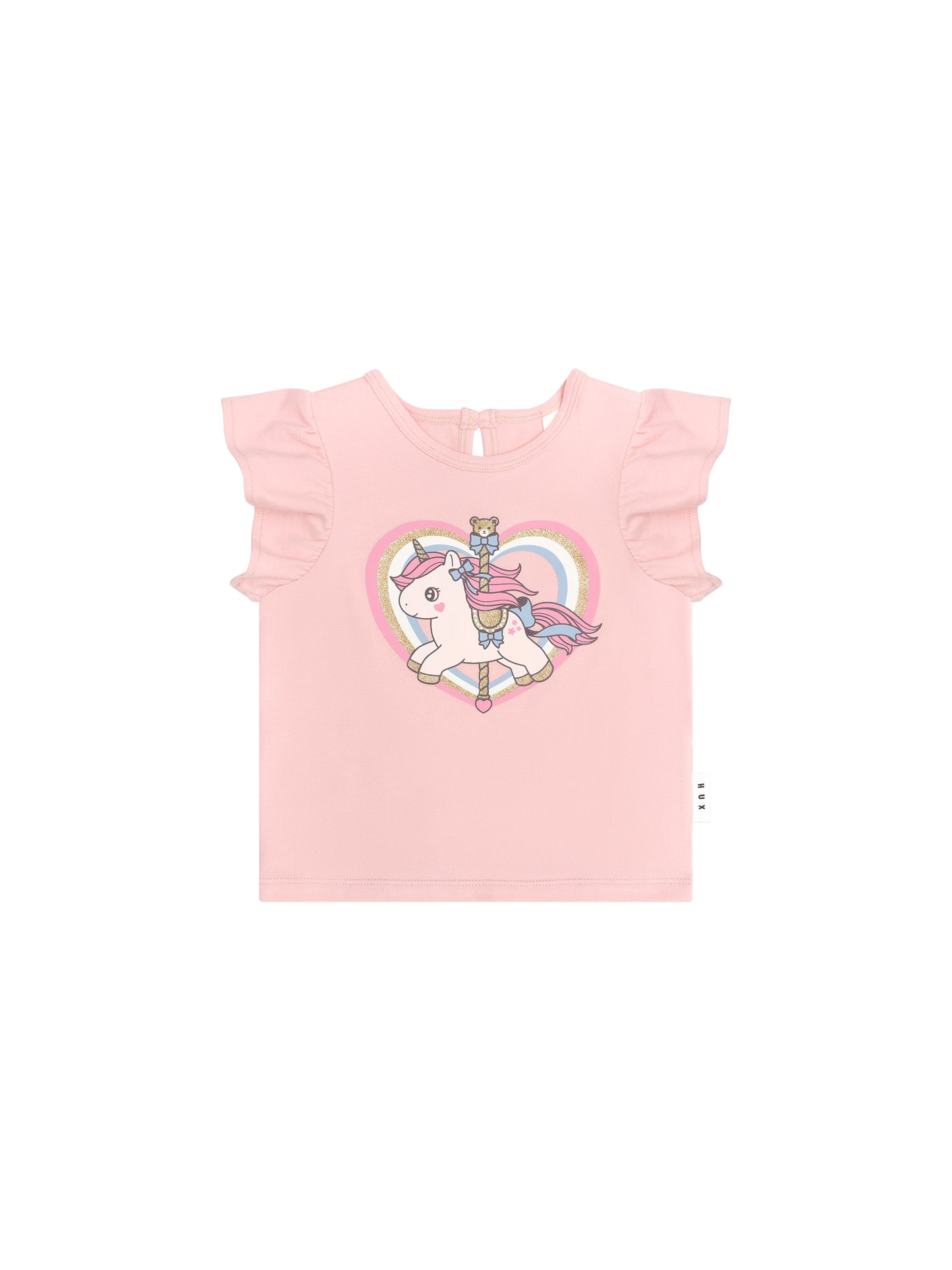 Huxbaby Carousel Frill T-Shirt Candy