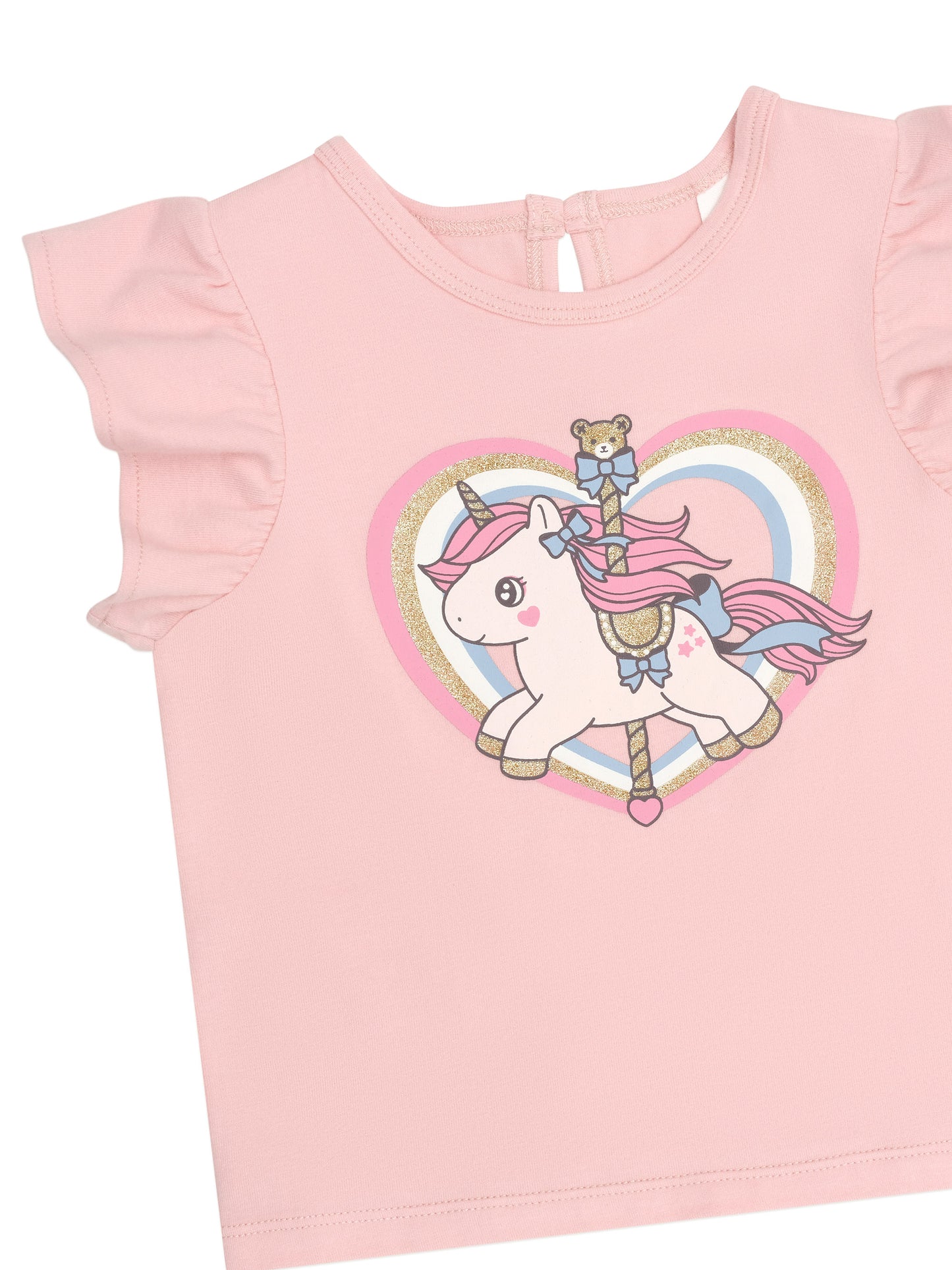 Huxbaby Carousel Frill T-Shirt Candy