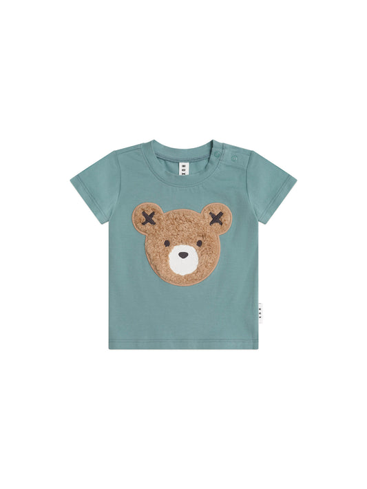 Huxbaby Furry Huxbear Tee Granite Green