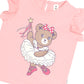 Huxbaby Ballerina Huxette Frill Tee Vintage Pink