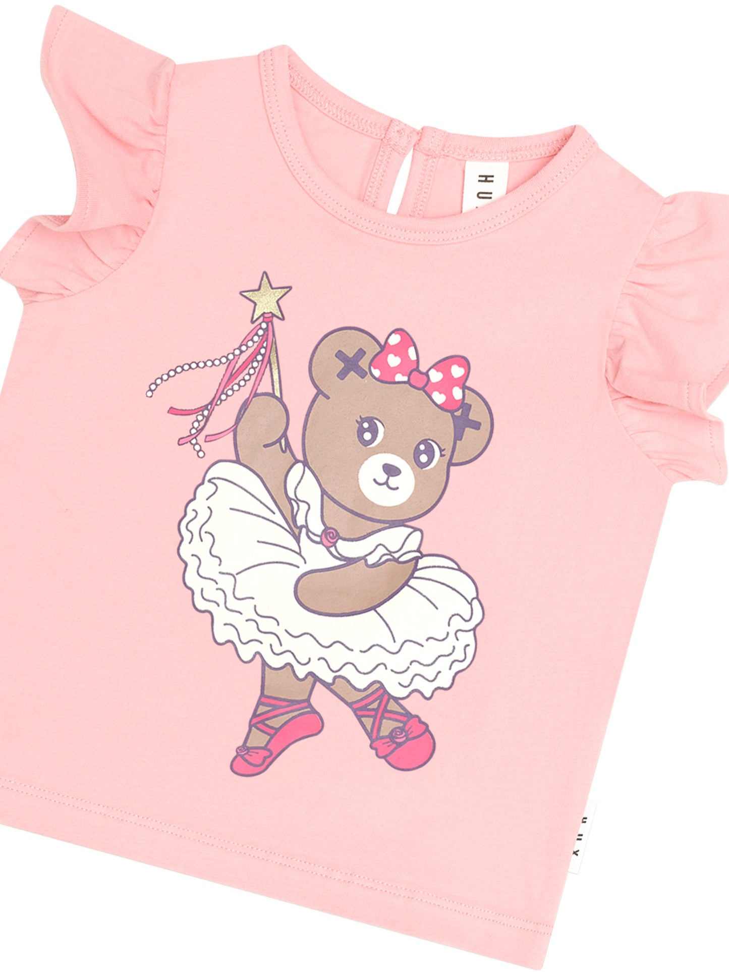 Huxbaby Ballerina Huxette Frill Tee Vintage Pink