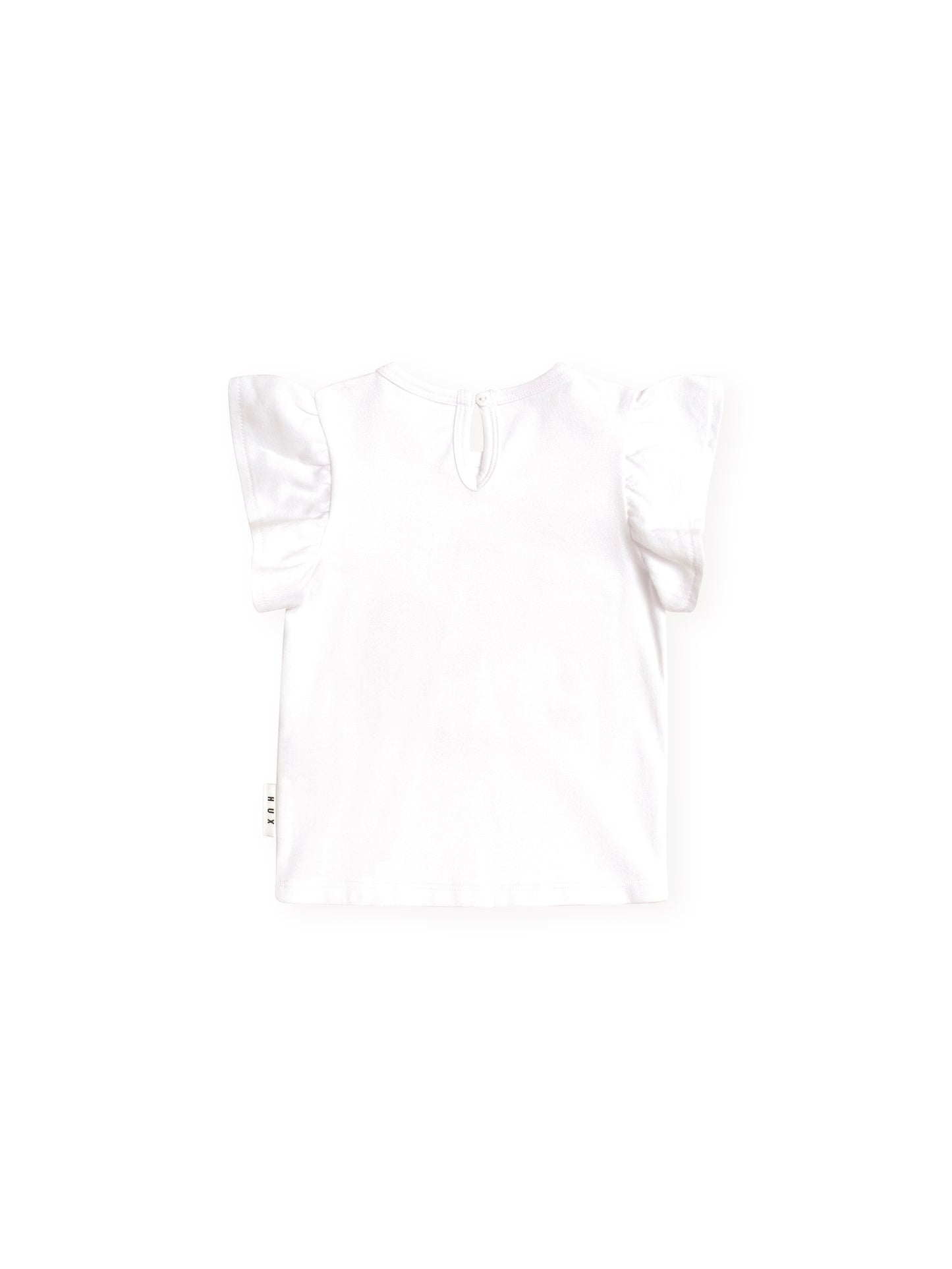 Huxbaby Strawberry Bow Frill Tee